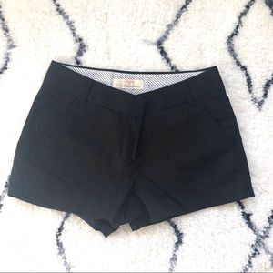 J.Crew cotton chino shorts, black